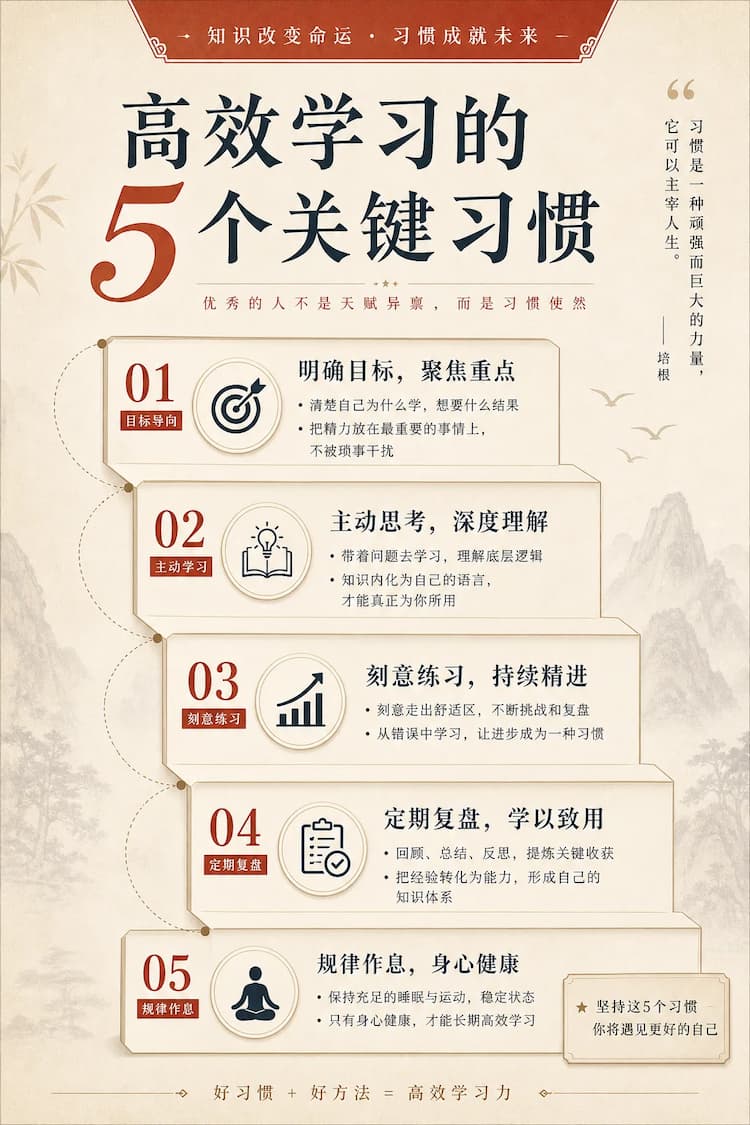 墨砂课堂 · 高效学习