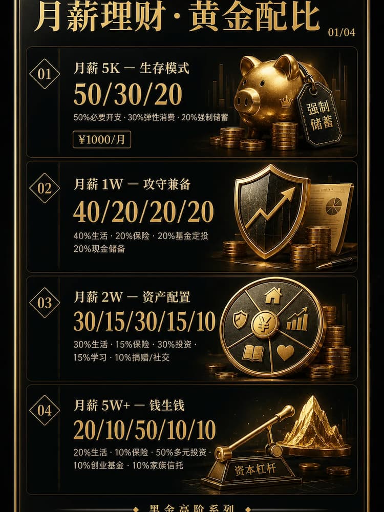 黑金高阶 · 理财配比