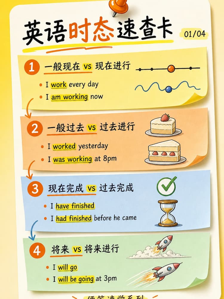 便签速学 · 英语时态