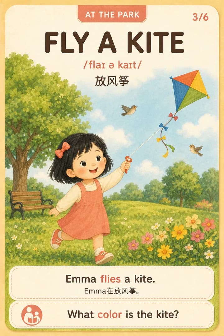 户外场景 · 放风筝